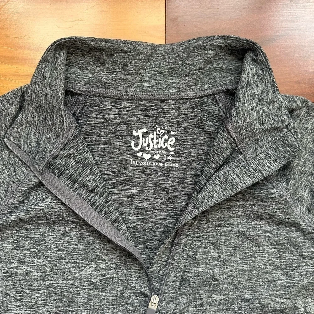 Justice 1/4 Zip-Up Shirt